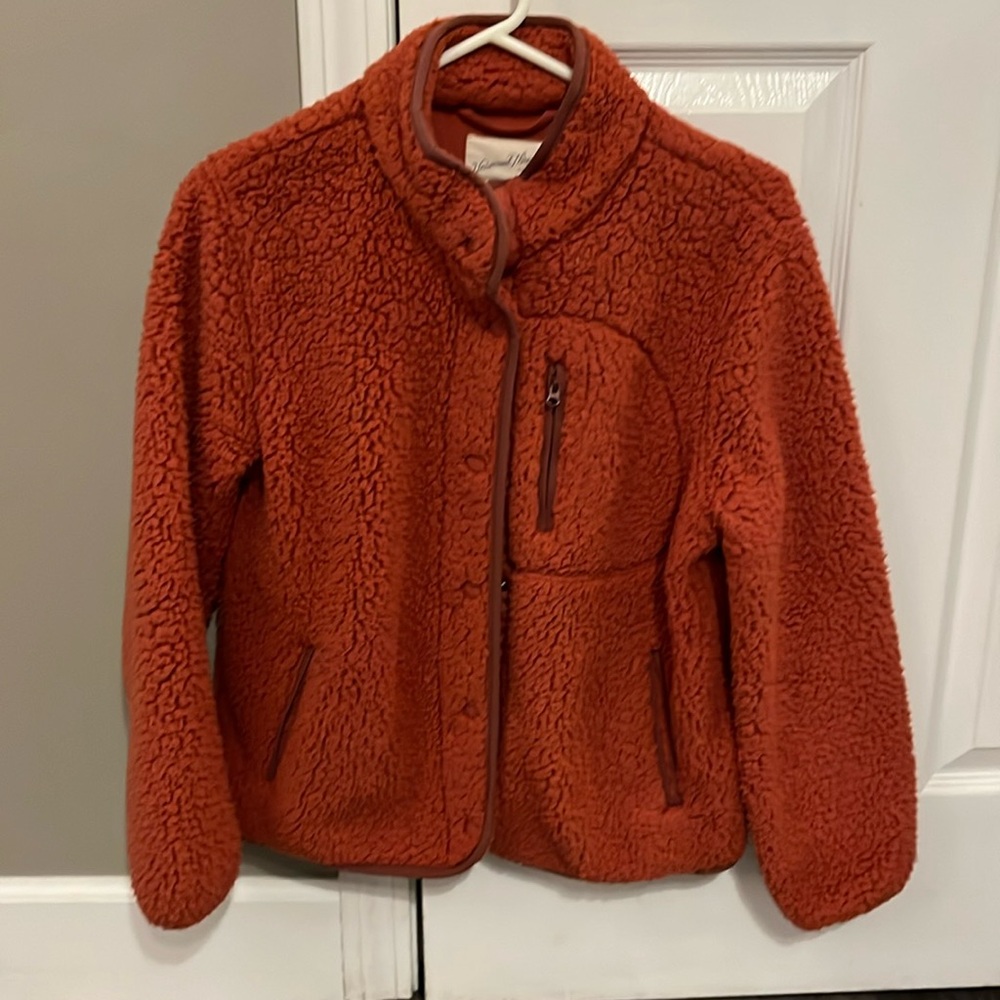 Universal Thread Sherpa Fleece Pile Snap Jacket